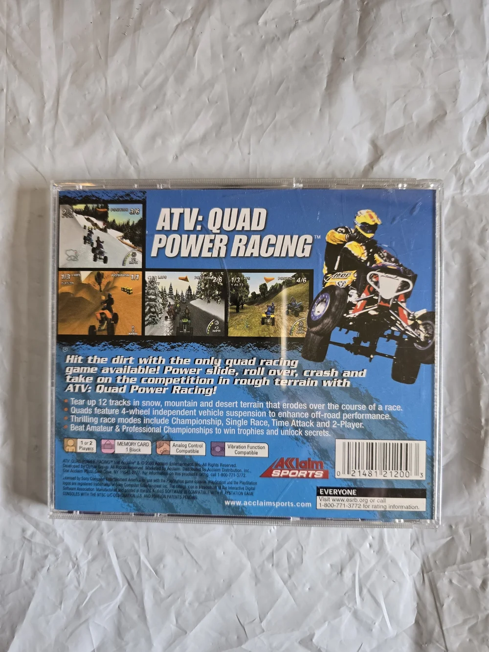 Sony PlayStation ATV: Quad Power Racing – Blue / Yellow